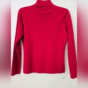 Silk  Women Turtleneck Sweater Long Sleeve Tops Casual Pullover Blouse